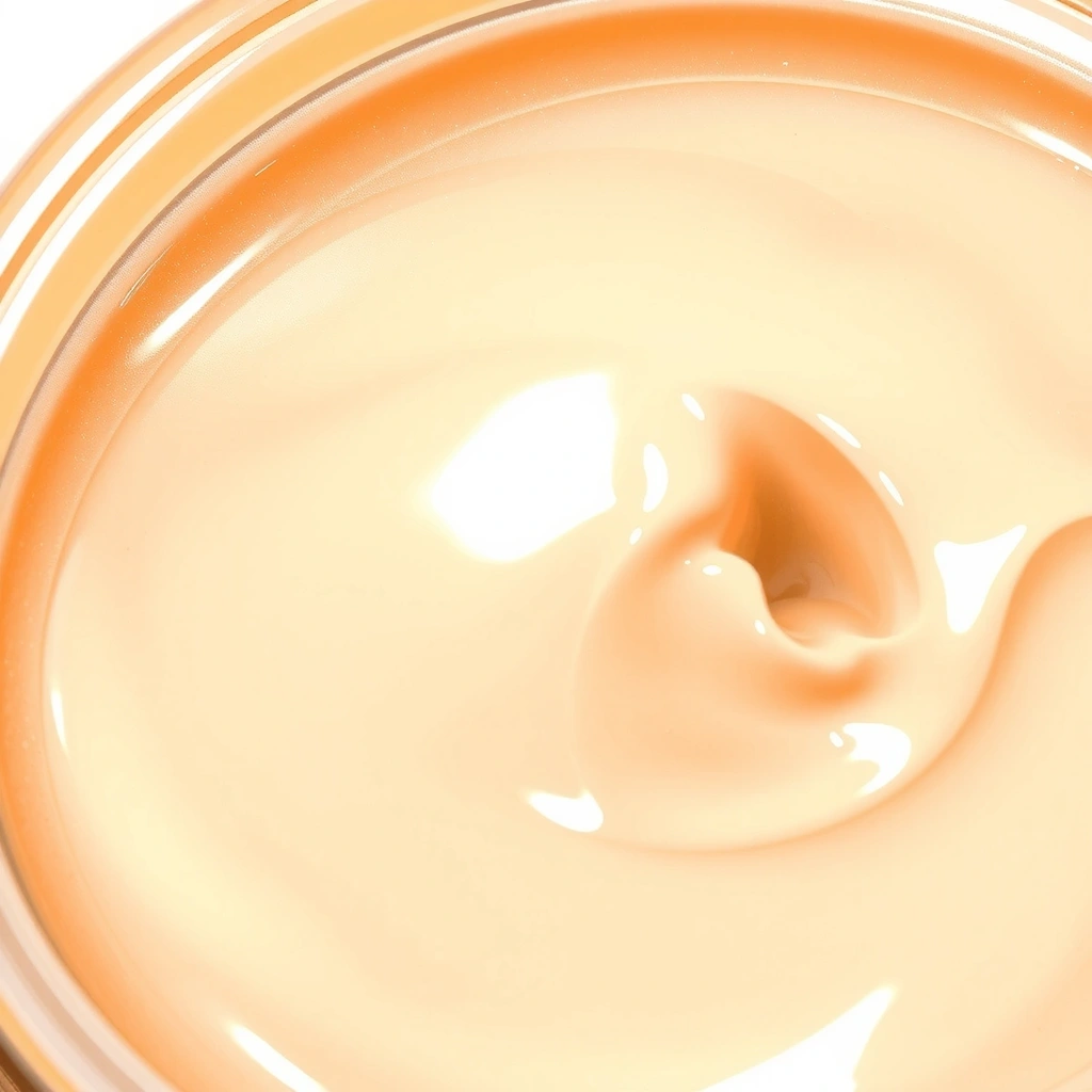Texture shot of a gel-cream